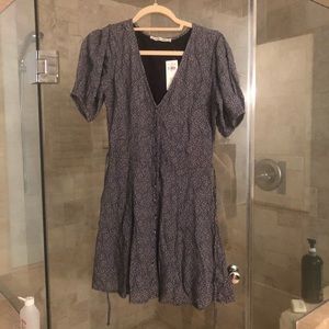 Abercrombie button up floral dress